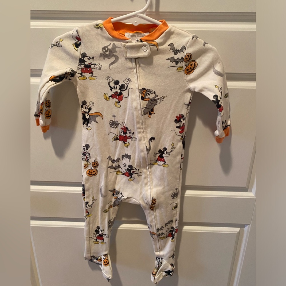Pottery Barn Kids Mickey Mouse Halloween Footie